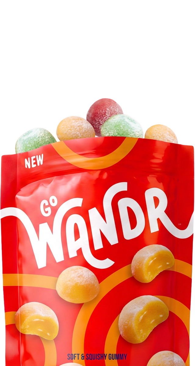 Go Wandr mini mochi gummies packaging