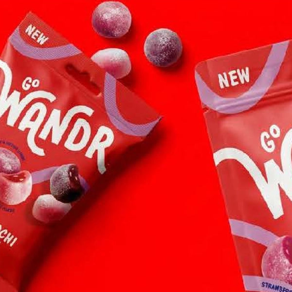 go wandr products lying on red background